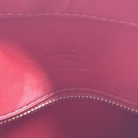 Louis Vuitton Houston Red Vernis Hand Bag mon621-101525 - Picture 15 of 16